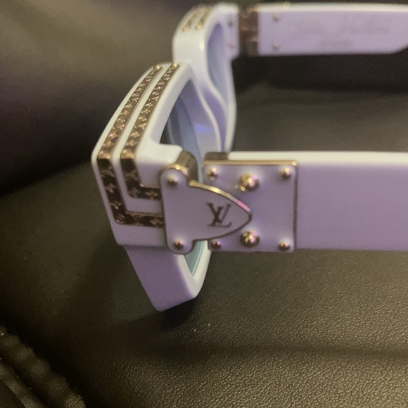 LOUIS VUITTON MILLIONAIRE SHADES PALE BLUE BABY BLUE - Picture 3 of 6